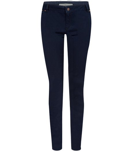Dark Blue Supersoft Super Skinny Jeans | New Look