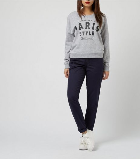 Navy Hudson and Rose Chinos | New Look