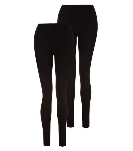 Tall 2 Pack Black Leggings | New Look