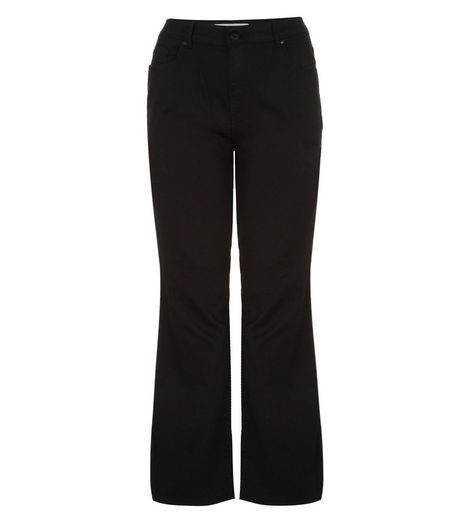Curves 26-36in Black Bootcut Jeans | New Look