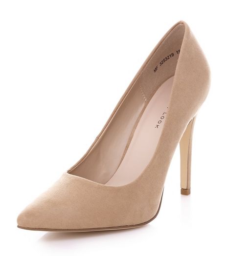 Stone Pointed Court Shoes | New Look