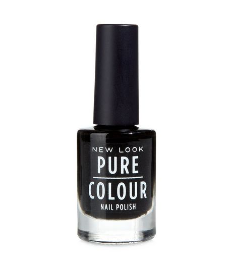 Pure Colour Black Nail Polish | New Look