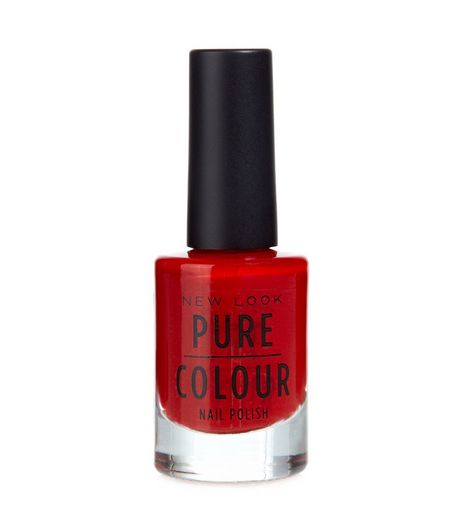 Pure Colour Dark Red Nail Polish | New Look