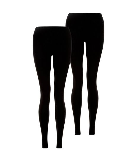 Teens 2 Pack Black Long Leggings | New Look