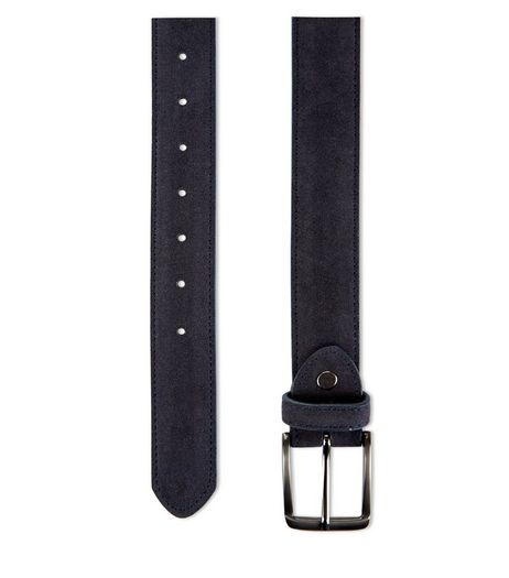 Navy Suedette Belt | New Look