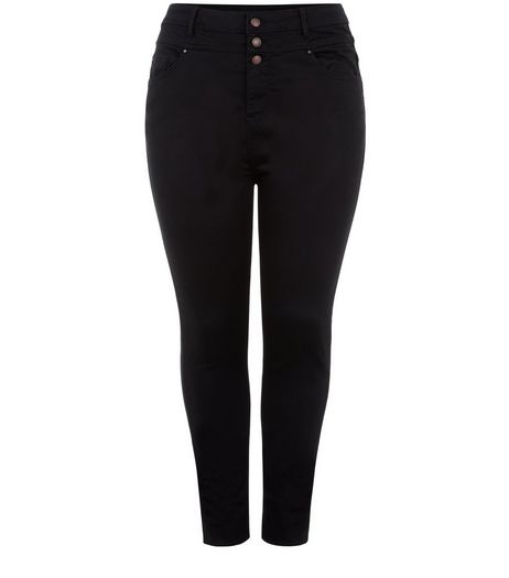 Curves Black Supersoft High Waisted Jeans | New Look