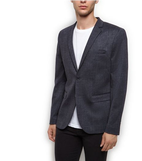Grey Jersey Blazer | New Look