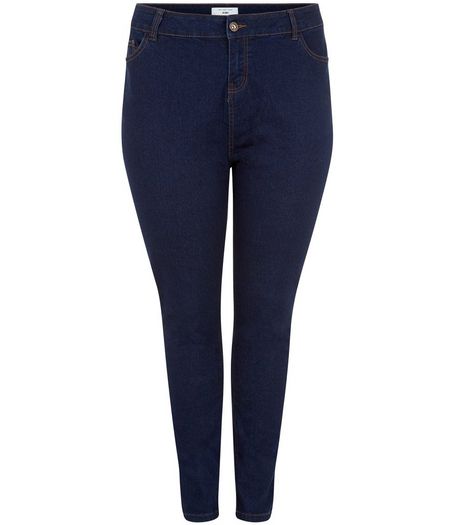 Curves Navy Skinny Jeans | New Look