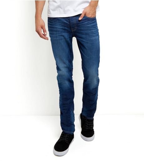 Navy Slim Fit Jeans | New Look