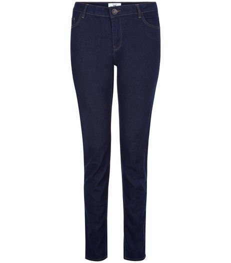 Dark Blue Skinny Jeans | New Look