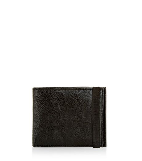 Black Elasticated Strap Wallet | New Look