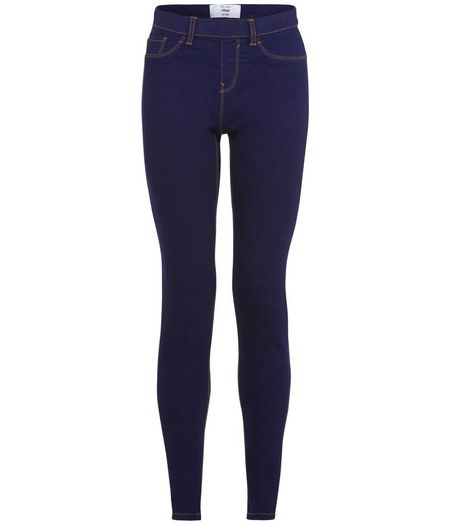 Dark Blue Jeggings | New Look