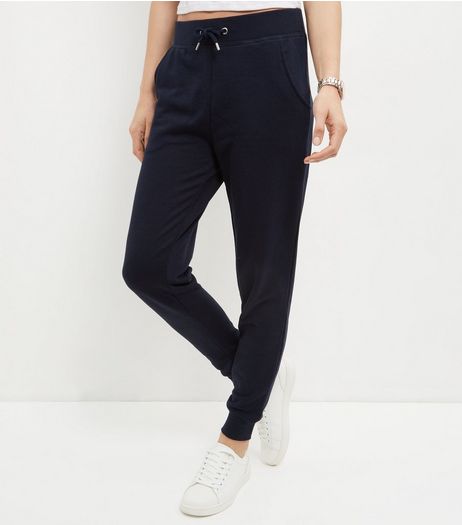 Navy Slim Leg Joggers | New Look