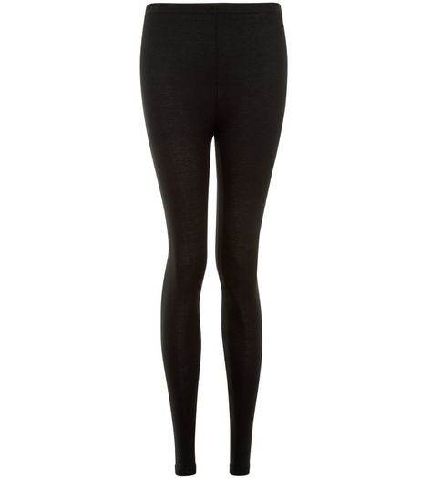 2 Pack Black Viscose Leggings | New Look