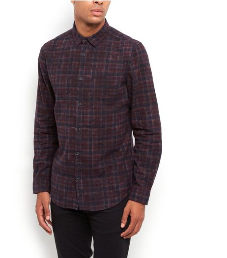 Purple Tartan Check Long Sleeve Shirt | New Look