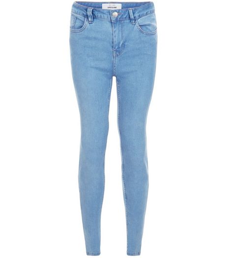 Pale Blue Supersoft Super Skinny Jeans | New Look