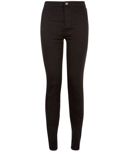 Tall 36in Black High Waist Super Skinny Jeans | New Look