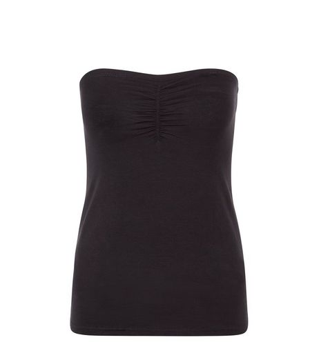 Black Bandeau Top | New Look