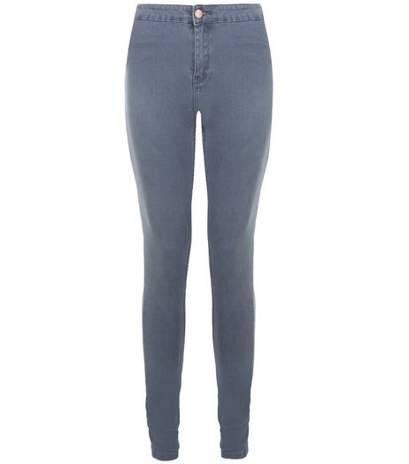 Grey High Waist Super Skinny Jeans | New Look