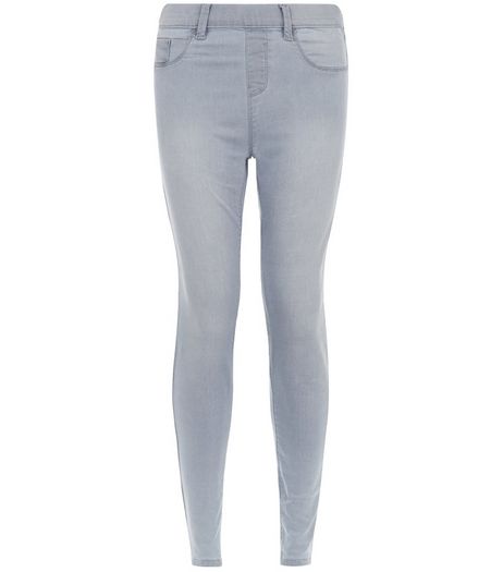 Pale Grey Jeggings | New Look