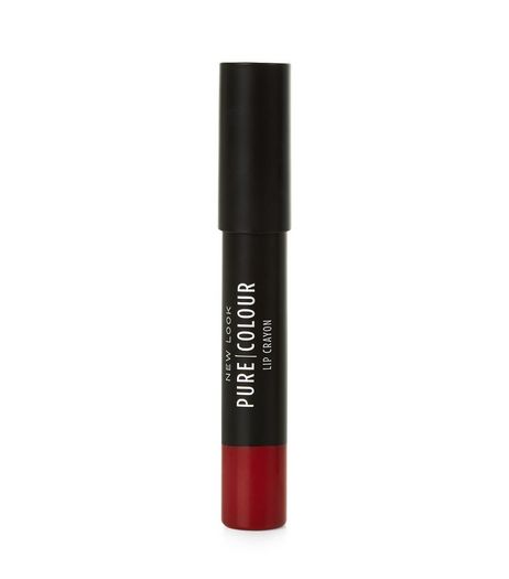 Pure Colour Burgundy Lipstick Crayon | New Look