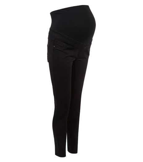 Maternity Black Over Bump Jeggings | New Look