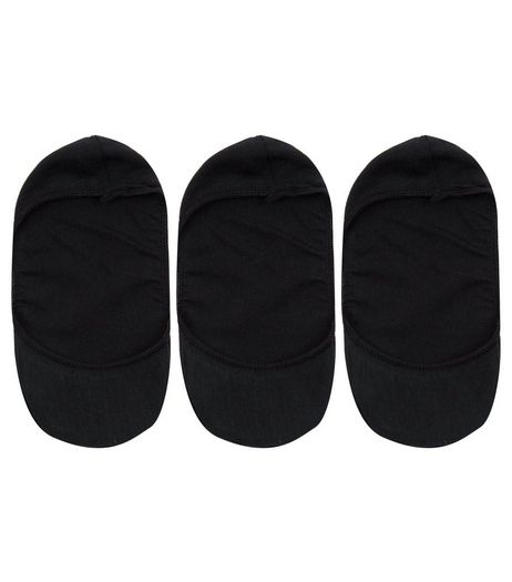 3 Pack Black Ballerina Socks | New Look