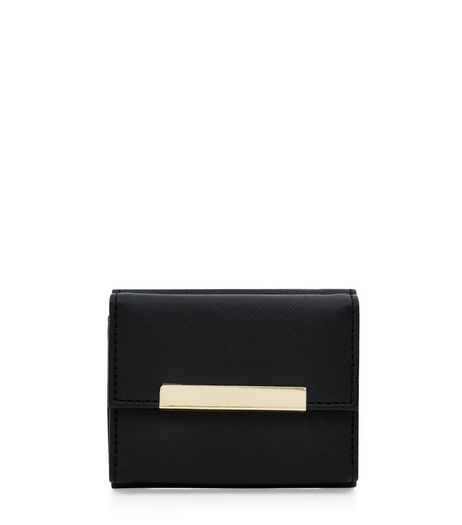 Black Metal Bar Card Holder | New Look