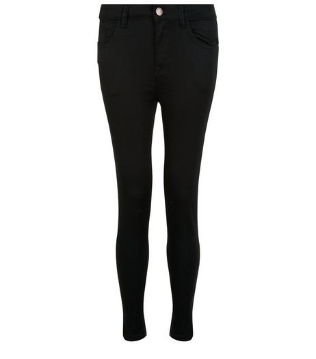Petite 28in Black Supersoft Super Skinny Jeans | New Look