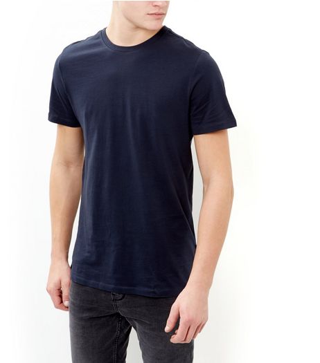 Navy Crew Neck T-Shirt | New Look