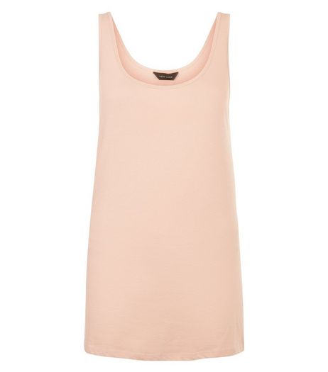 Mid Pink Scoop Neck Vest | New Look