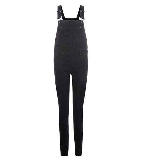 Anita and Green Black Skinny Dungarees | New Look