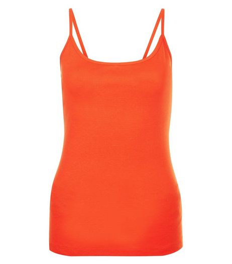 Bright Orange Scoop Neck Cami | New Look