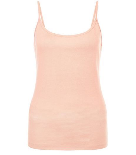 Coral Scoop Neck Cami | New Look