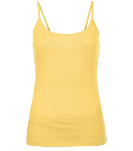Yellow Scoop Neck Cami | New Look