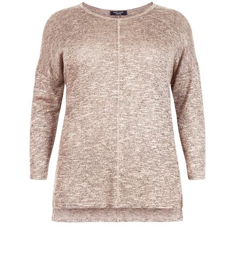 Curves Camel Seam Front Jumper | New Look