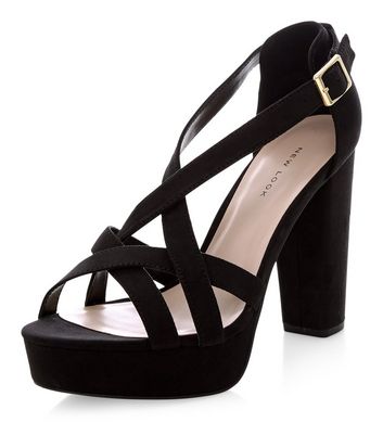 new look platform heels