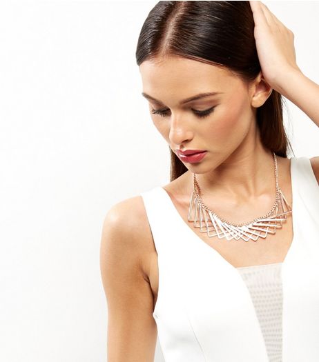 Rose Gold Layered Necklace | New Look
