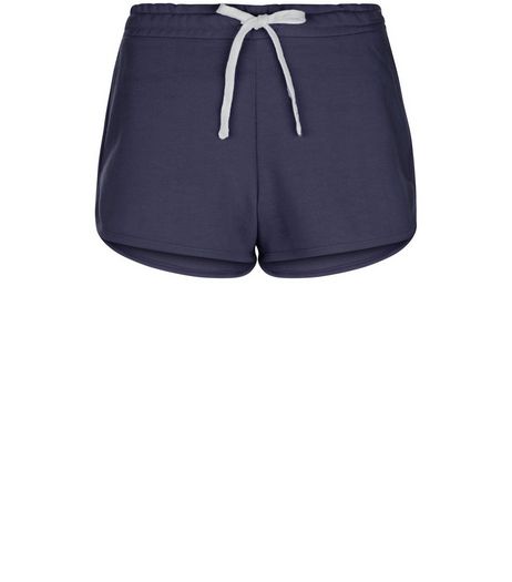 Navy Runner Shorts | New Look