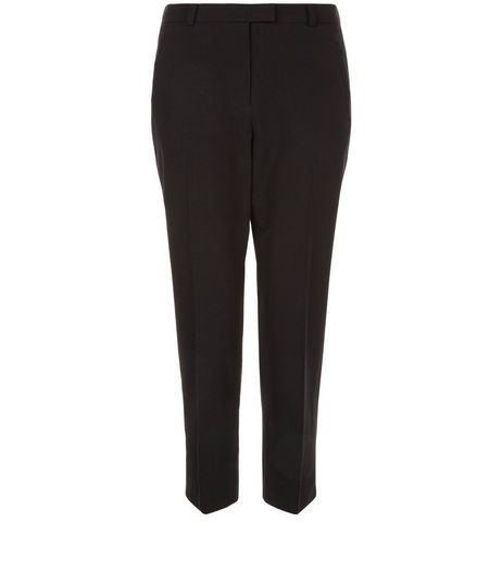 Blacked Cropped Slim Leg Trousers | New Look