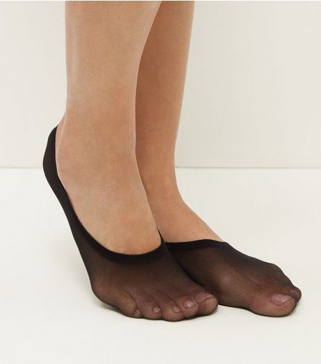 2 Pack Black Ballerina Socks | New Look