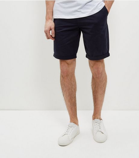 Navy Chino Shorts | New Look