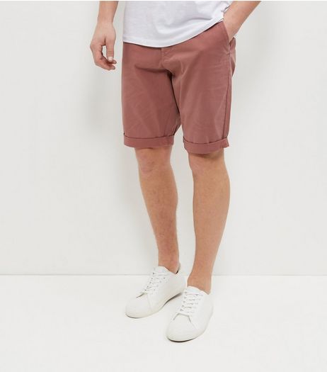 Mid Pink Chino Shorts | New Look
