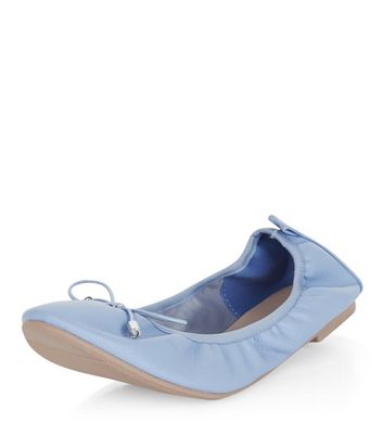 elasticated ballerina pumps