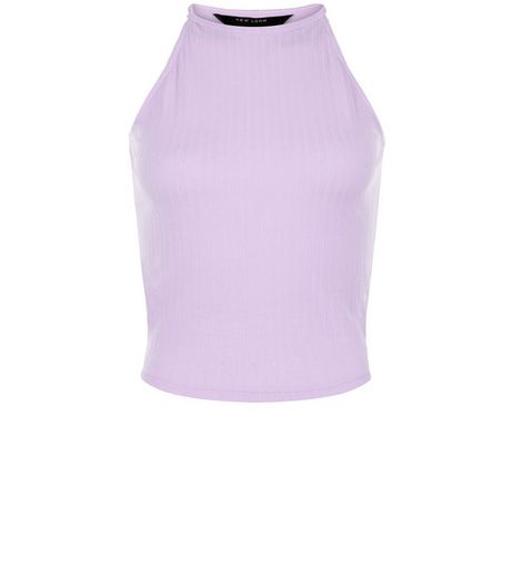 Teens Lilac Ribbed Cami | New Look