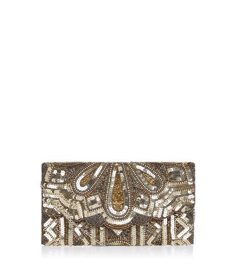 Gold Embellished Clutch | New Look