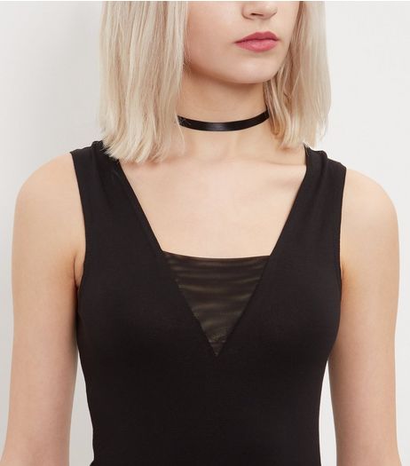 Black Ribbon Choker | New Look