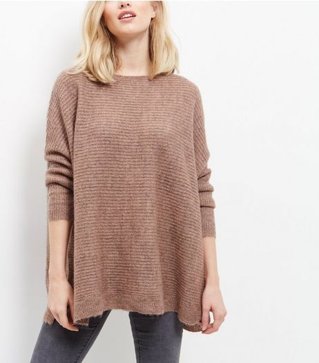 Mid Pink Ribbed Jumper | New Look