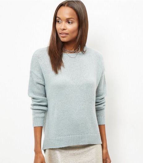 Light Green Boxy Jumper | New Look