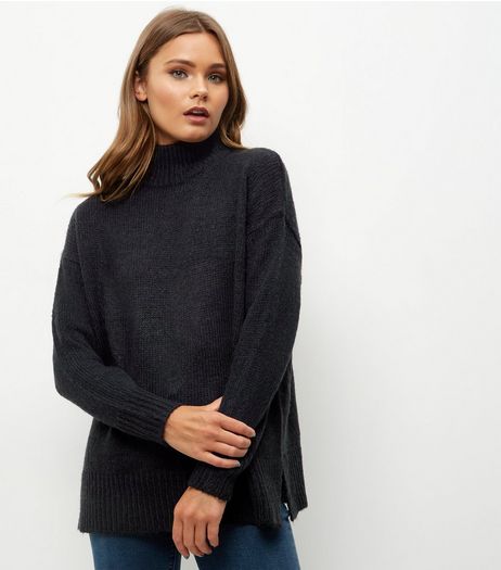 Black Turtle Neck Jumper | New Look